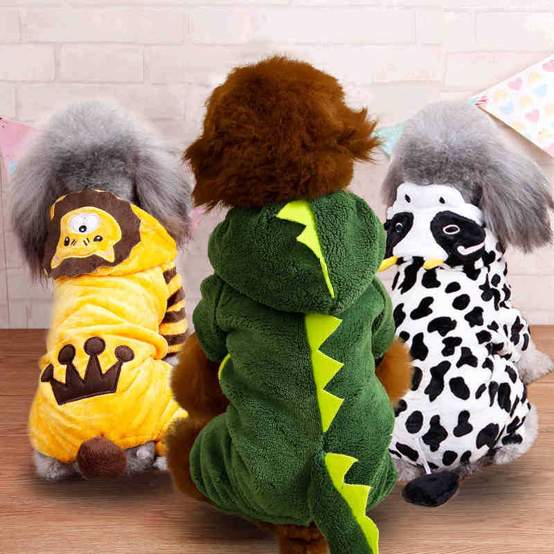 Dress Your Pet for the Season: Autumn Winter Pet Costume Warm Clothing